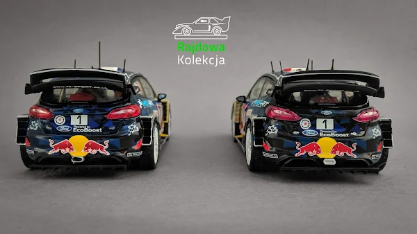 IXO vs. Altaya Ford Fiesta WRC, Winner Rallye Monte-Carlo 2017