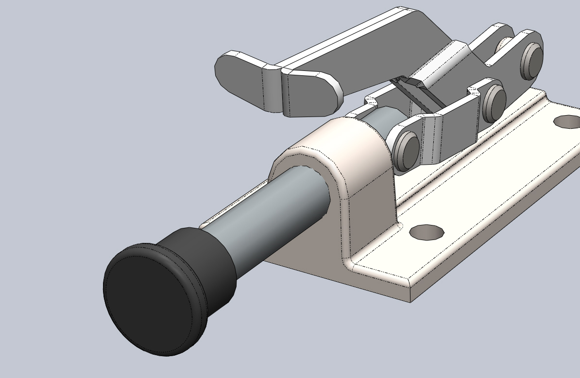 Toggle clamp Idea mechanism Download free 3D cad models 100104
