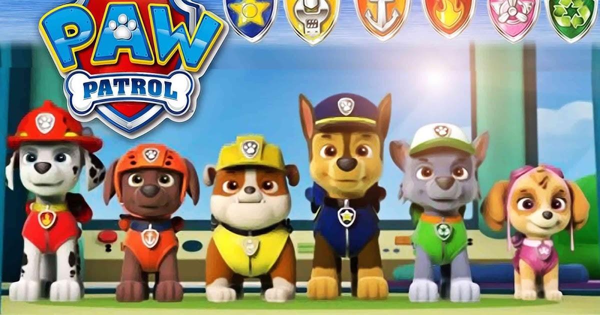 Gambar Mewarnai Paw Patrol Mewarnai Gambar