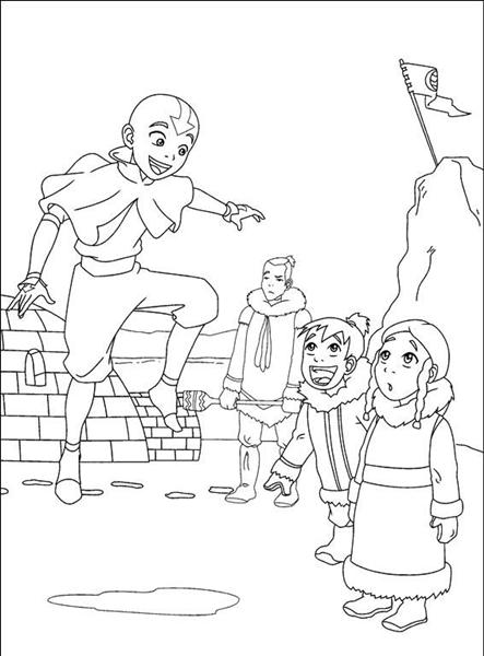 Avatar The Last Airbender Coloring Pages | Learn To Coloring