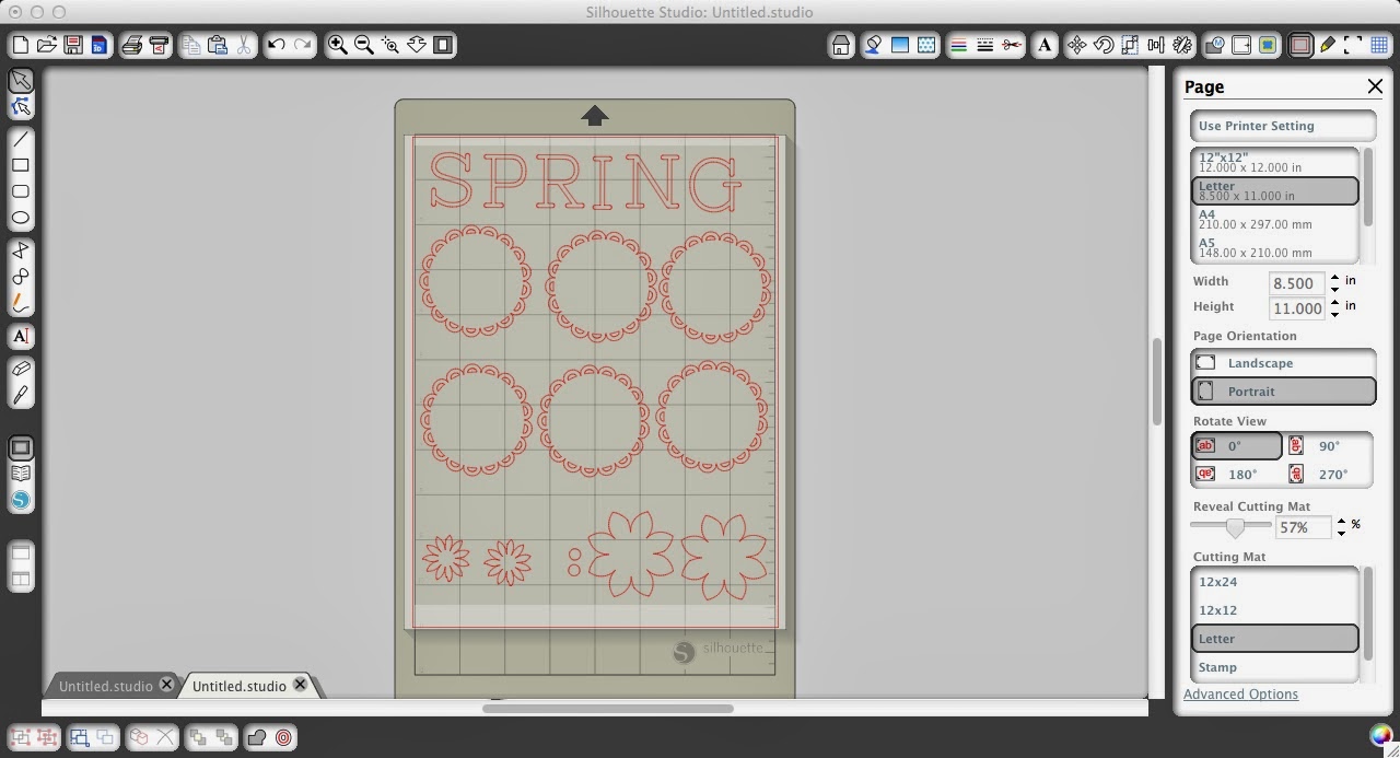Spring, flowers, paper, banner, Silhouette Studio, Silhouette tutorial