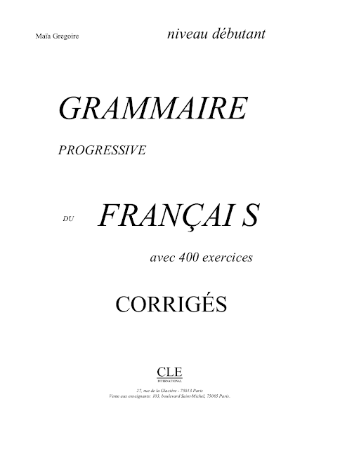 Exercices De Grammaire Niveau Moyen Corriges PDF Download - TristonJerzy