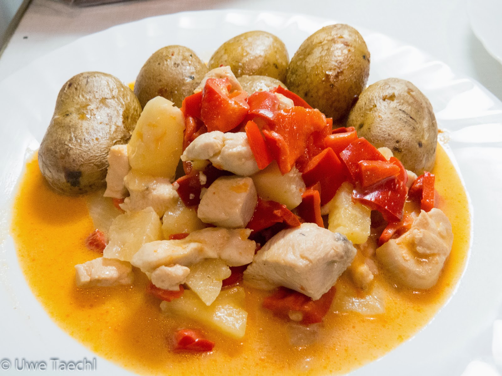 Testing, eins, zwei: Kochen: Brasilianische Puten-Ananas-Päckchen vom Grill