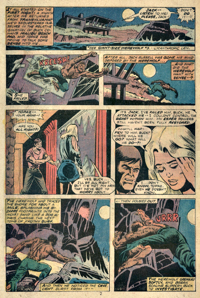 Read online Werewolf by Night (1972) comic -  Issue #27 - 3