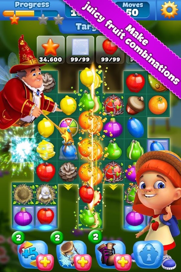 Download Game Fruit Land Match3 Adventure Apk Mod Unlimited Money