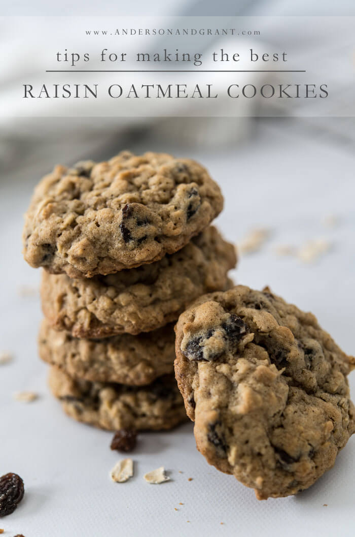 raisin oatmeal cookies