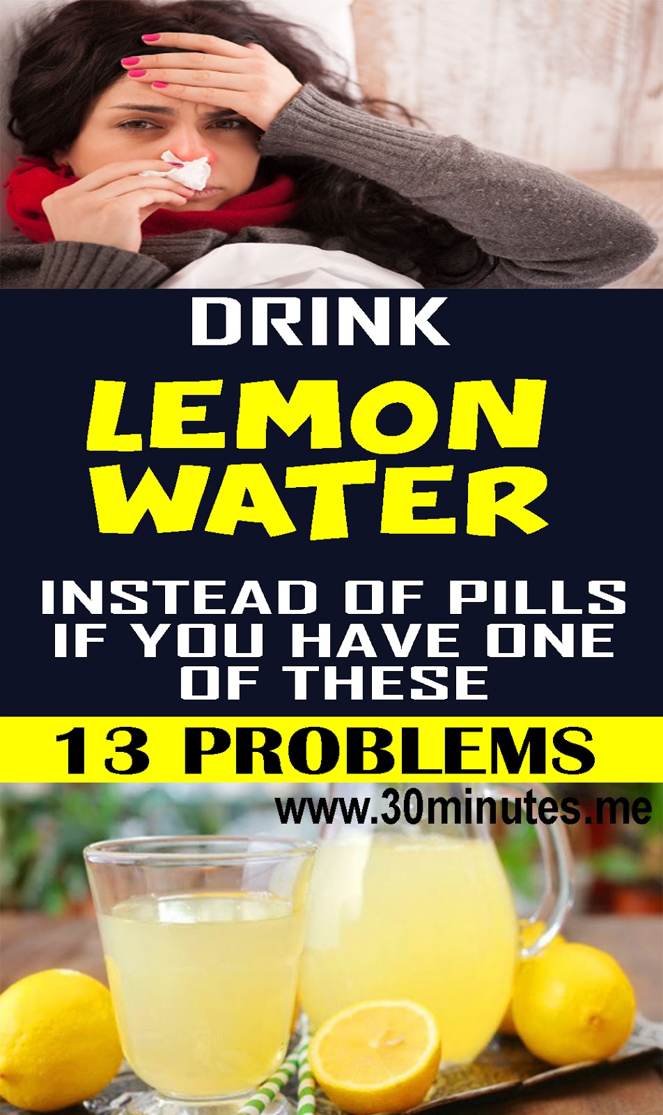 Drink Detox Lemon Water Instead Of Pills If You Have One Of These 13