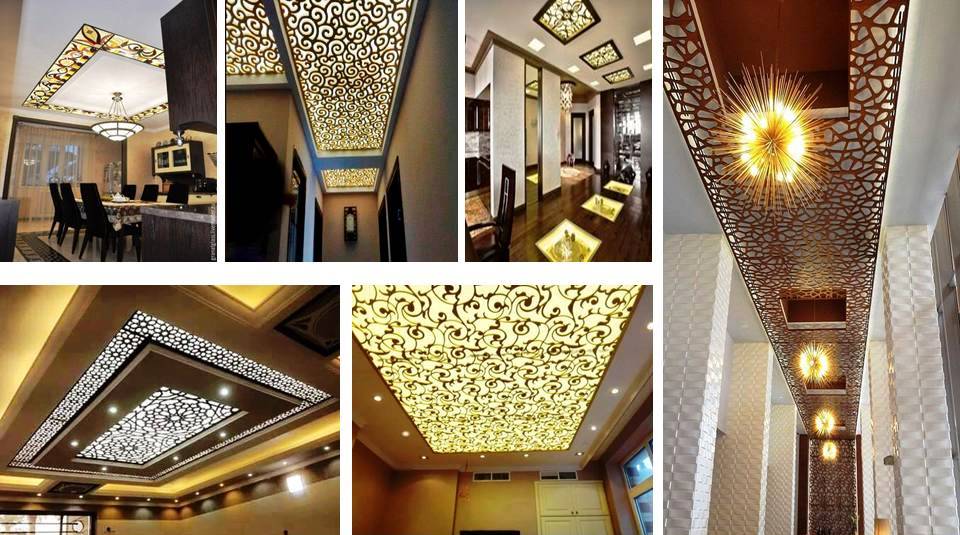 Luxury 42 Cnc False Ceiling Design With Led 2018 Caredecor