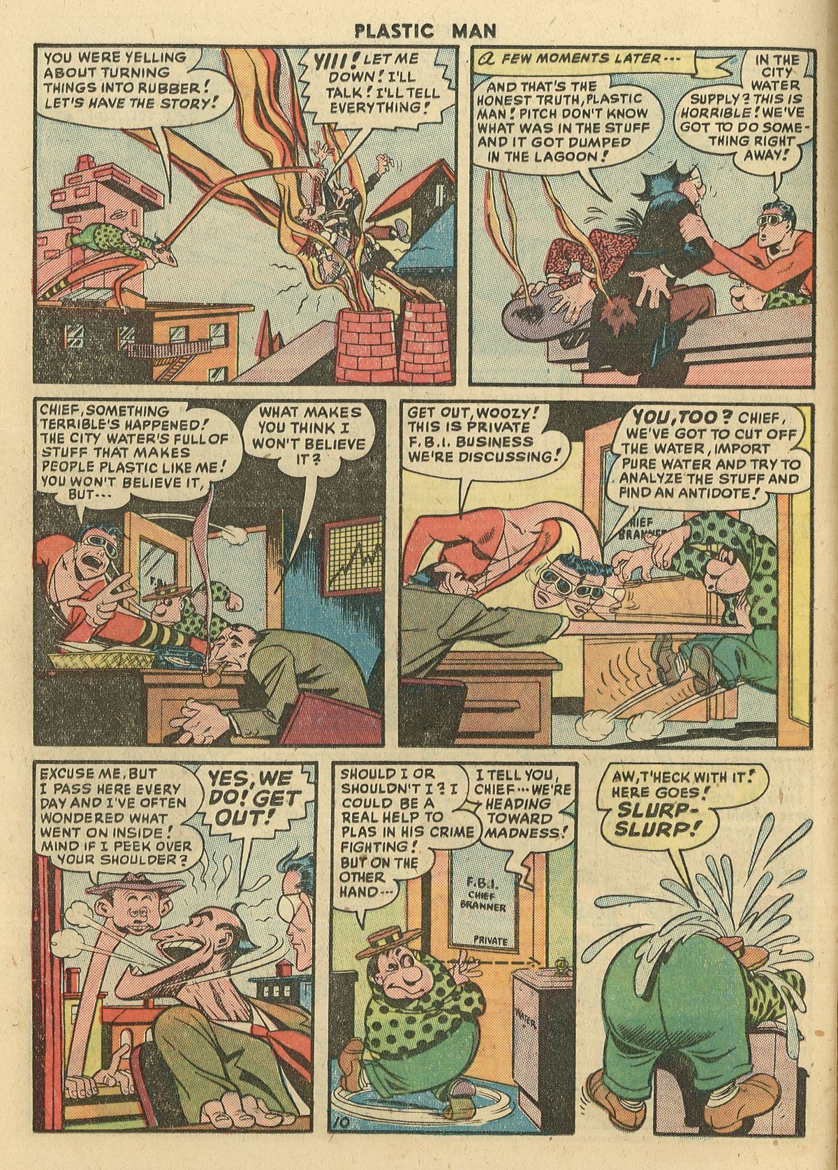 Read online Plastic Man (1943) comic -  Issue #22 - 12