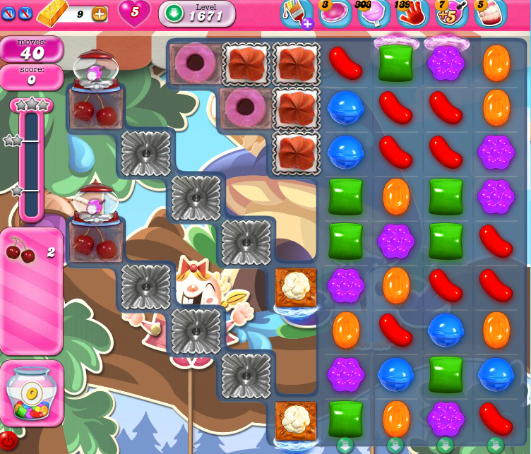 Candy Crush Saga 1671 Candy Crush Saga 1671