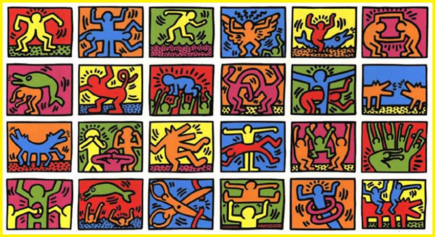 Dargonblogs: A arte descontraída de Keith Haring