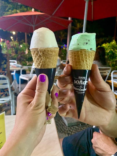 gelato in Puerto Vallarta Mexico