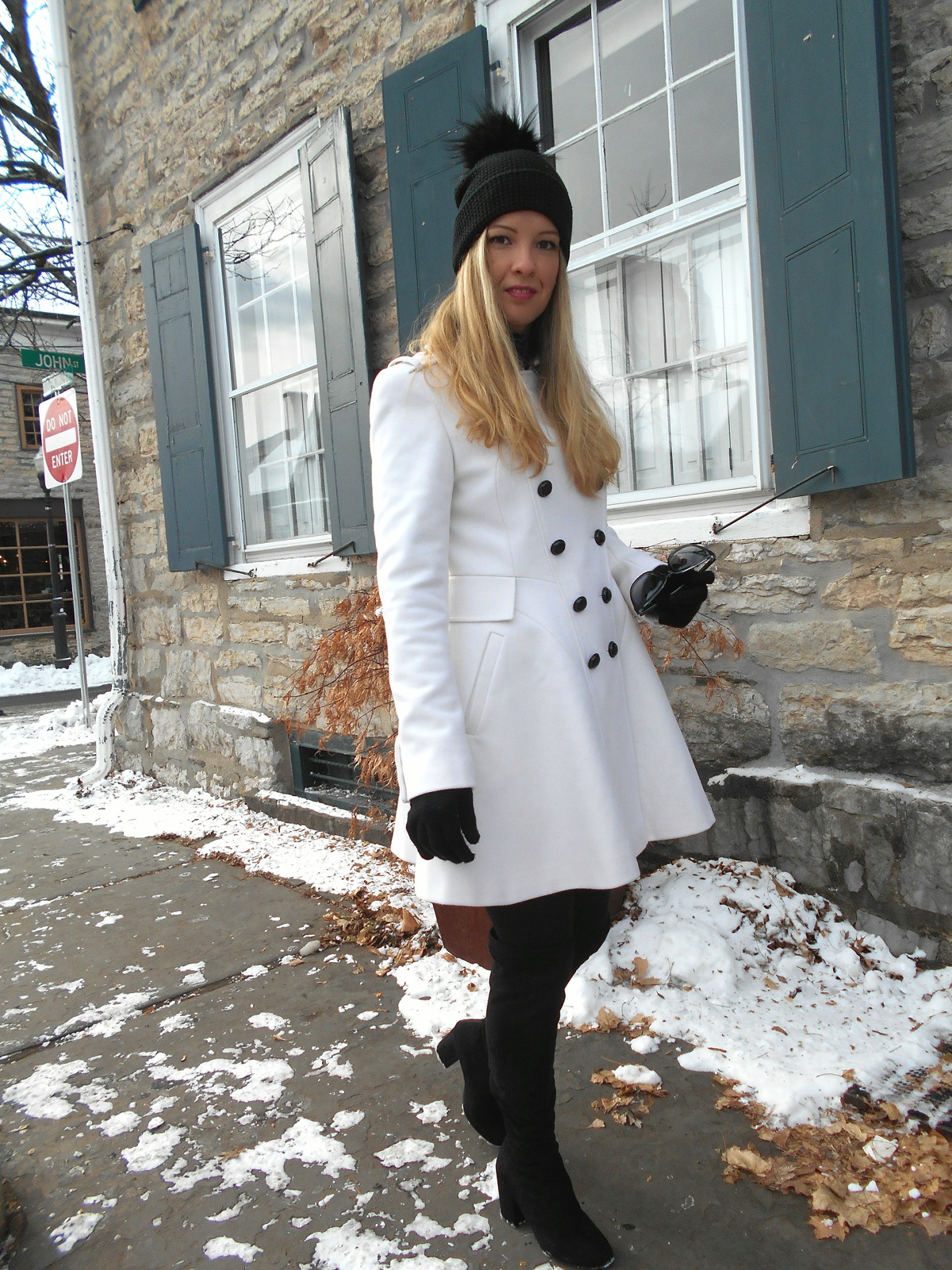Champagne and Tweed: White Coat