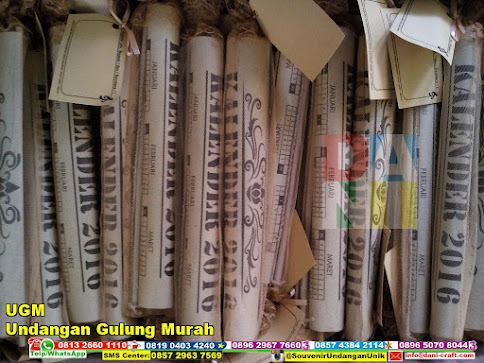 jual Undangan Gulung Murah