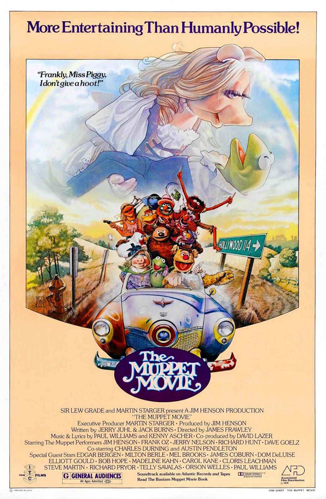 Dear Old Hollywood: The Muppet Movie (1979) - Hollywood and CBS Studio ...
