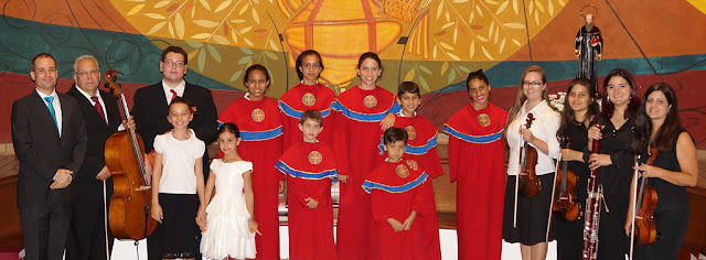 Foto do Coral e Orquestra MSB 2015