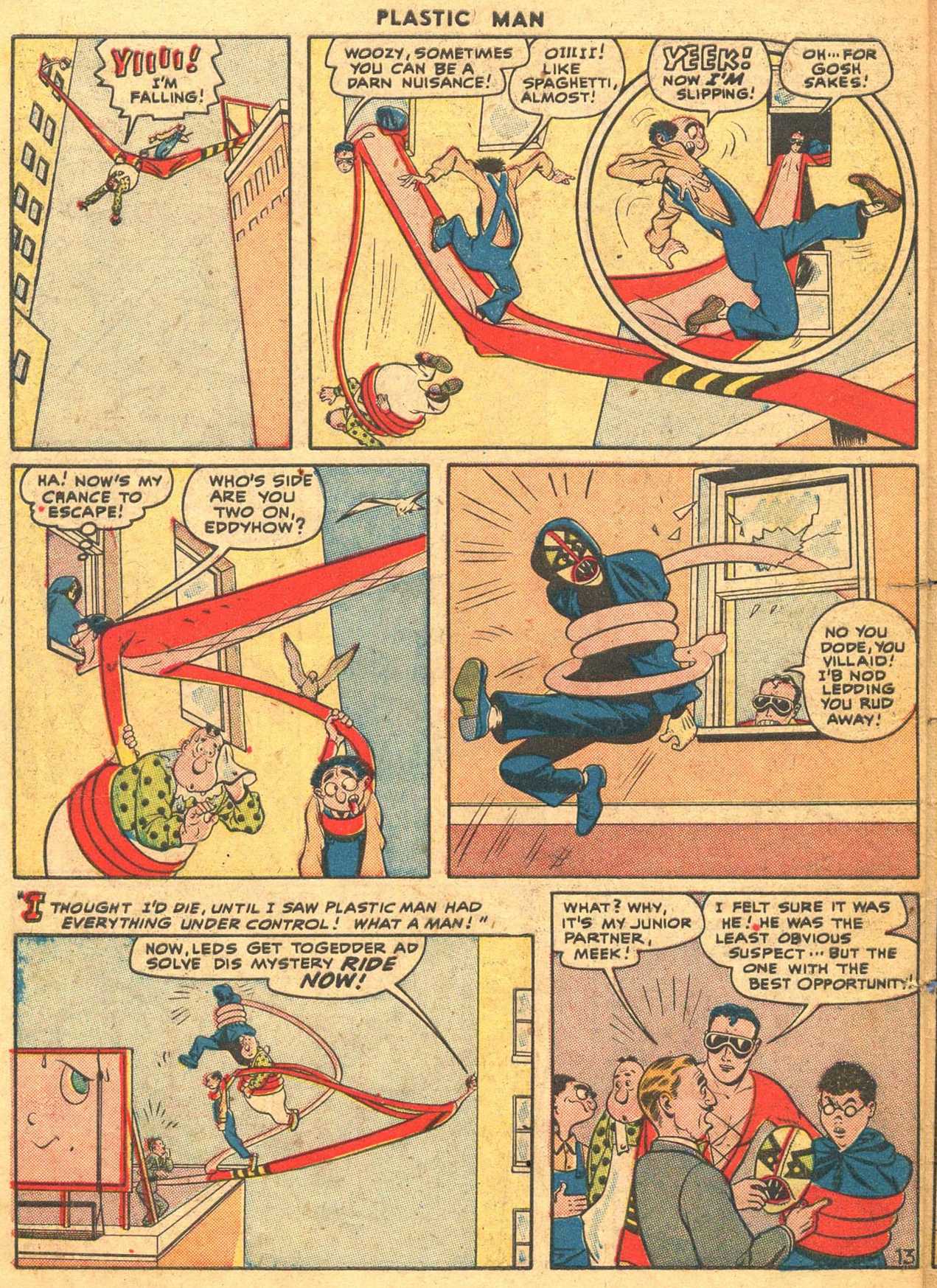 Read online Plastic Man (1943) comic -  Issue #7 - 48