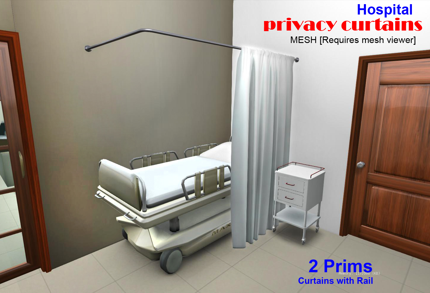 New Item For This Month Hospital Privacy Curtains with rail