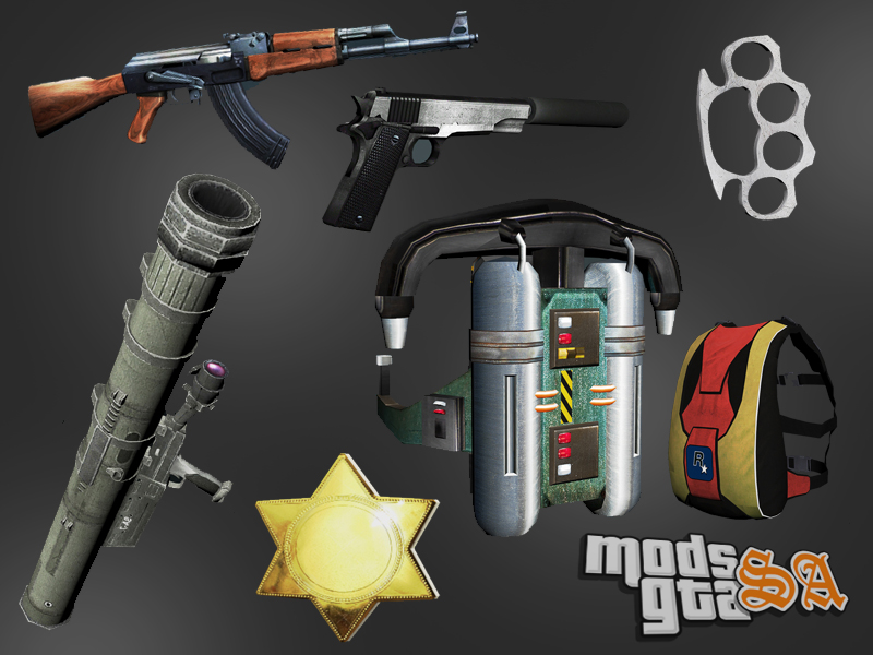 Armas de Grand Theft Auto: San Andreas