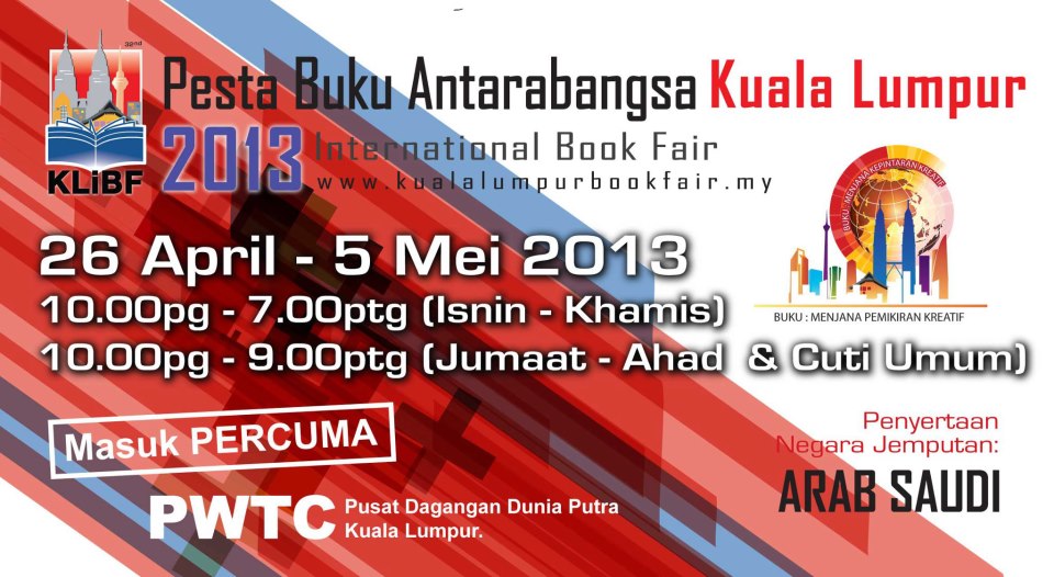 Pesta Buku Antabarabangsa Kuala Lumpur (PBAKL ke-32) 2013 