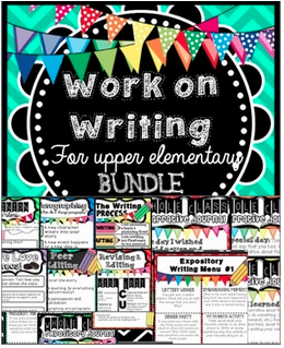 Work on Writing for Upper Elementary Bundle