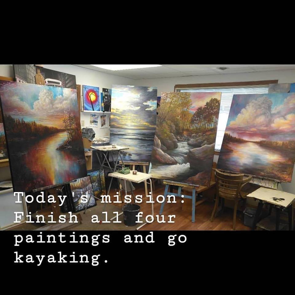 Patti Friday Collingwood Art School and Alexander Art Supplies Ontario