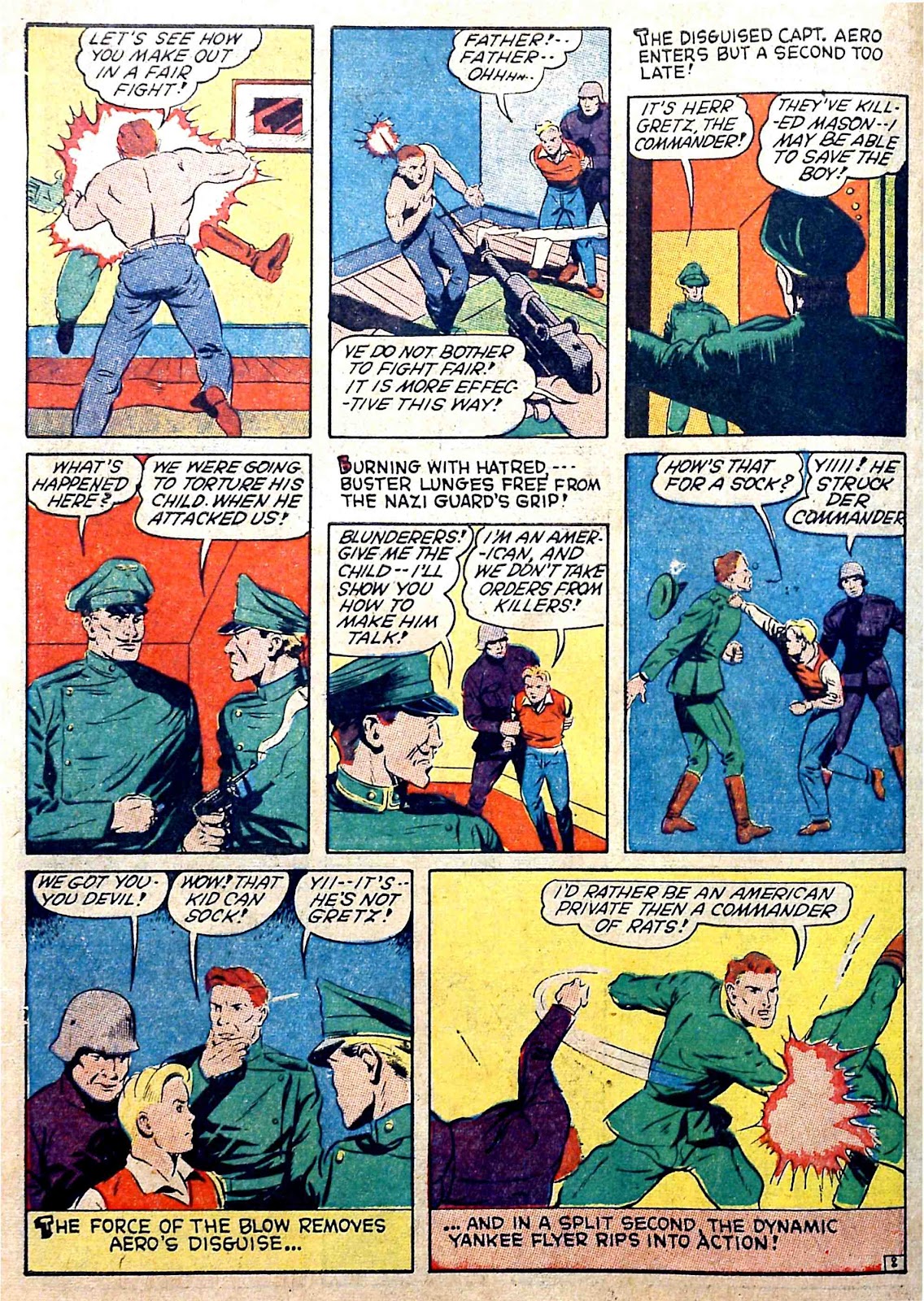 Captain Aero Comics issue 6 - Page 9