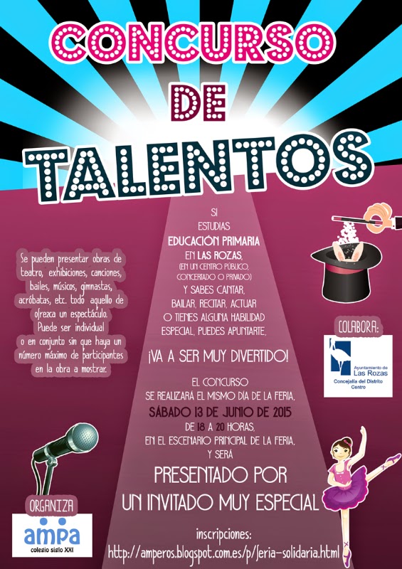 APA del CEIP San Miguel Las Rozas (Madrid) Colegio Siglo XXI Concurso de Talentos en Las Rozas