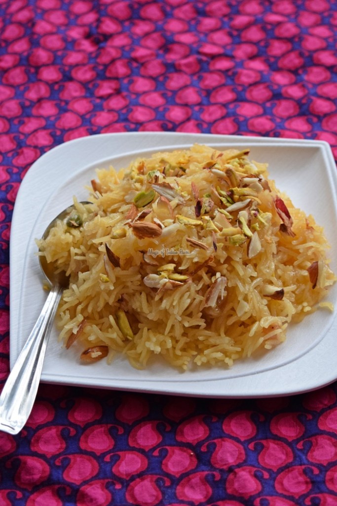 Zarda-Pulao-Sweet-Saffron-Rice-Magic-of-Indian-Rasoi-Priya R
