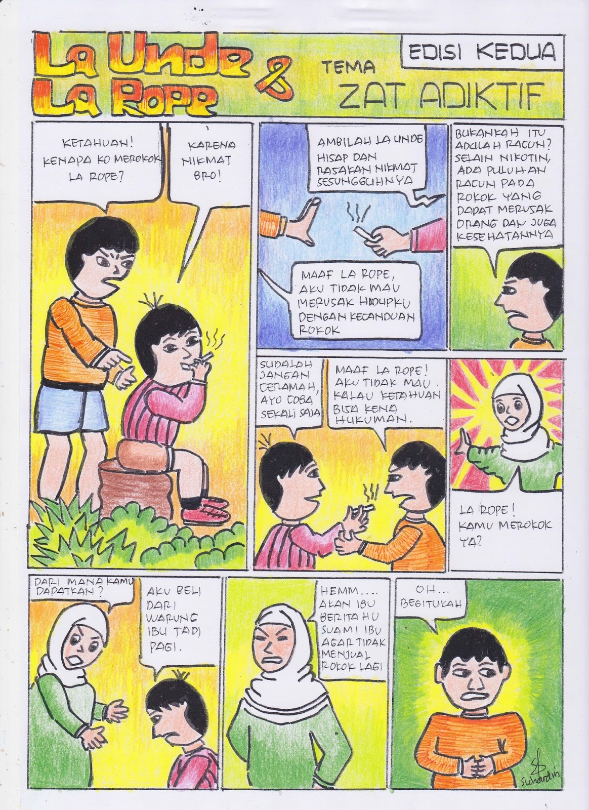 Kreativitasku Komik Unik IPA La Unde dan La Rope Bagian 1 Kreativitasku Komik Unik IPA La Unde dan La Rope Bagian 1