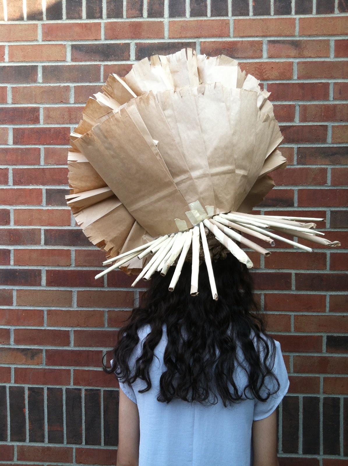 Adventures of Creativity. Student Work Paper Bag Hats