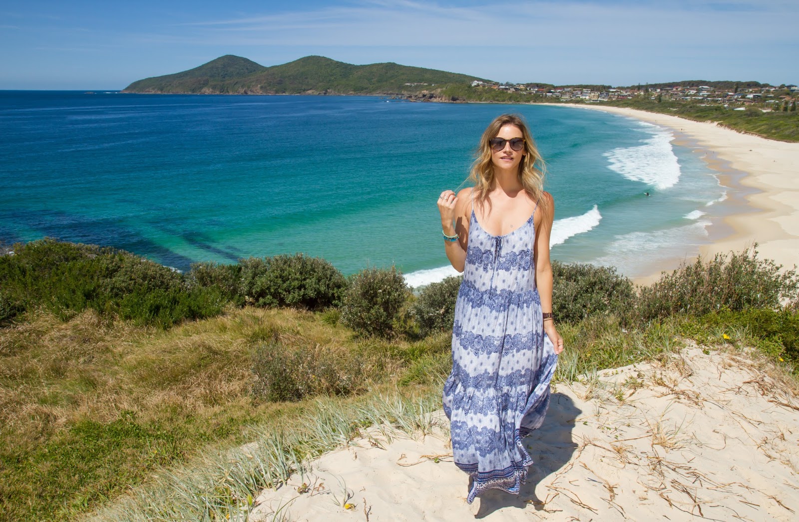 Fashion Blogger | Digital Nomad | One Mile Beach | Forster | Styling My Life | Alison Hutchinson | Somedays Lovin Dress