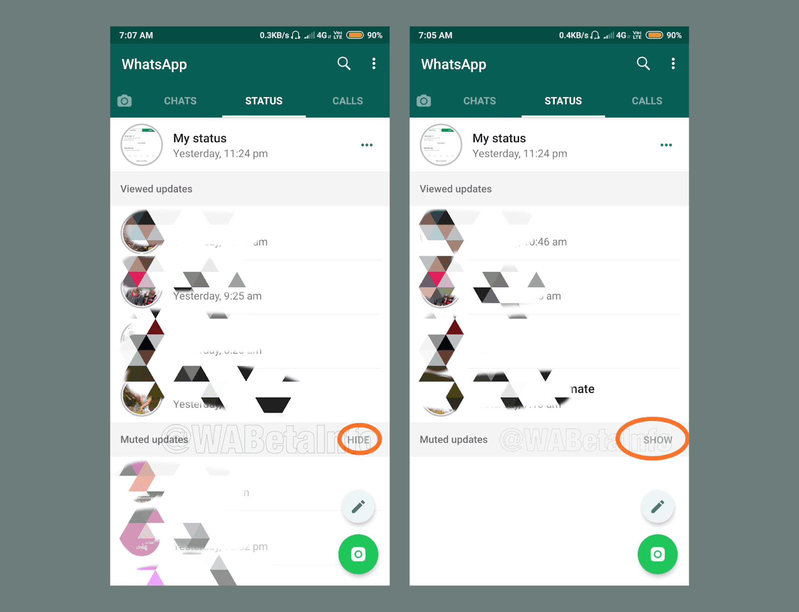 WhatsApp currently working to introduce a new feature for Muted status
