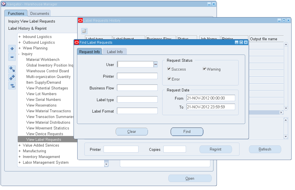 Oracle Applications Knowledge Sharing Ajay Atre Label Printing with WMS
