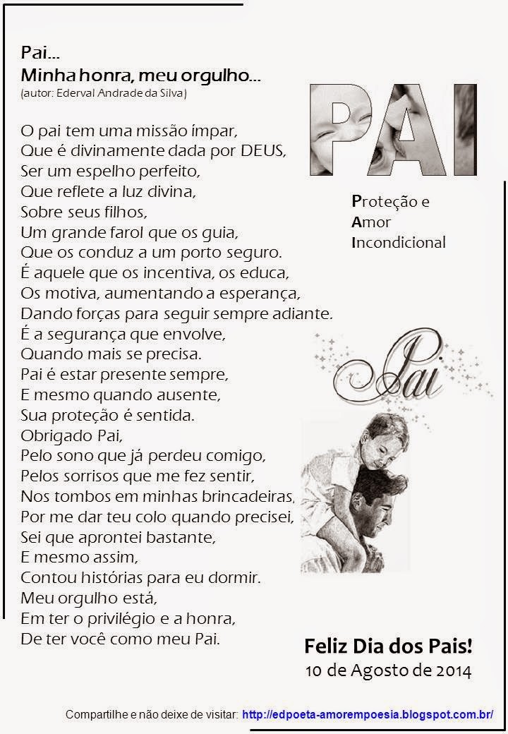 Amor em Poesia Feliz Dia dos Pais Amor em Poesia Feliz Dia dos Pais