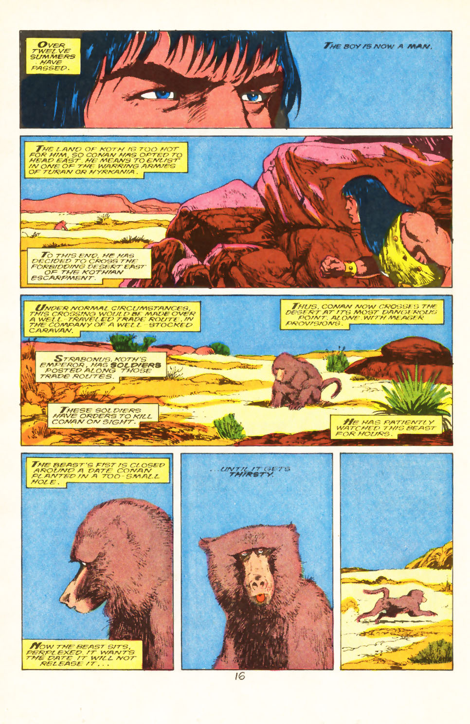 Read online Conan the Barbarian (1970) comic -  Issue #211 - 13