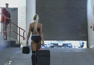 WWF - Over the Edge 1998 Review - Sable leaves the arena after losing to Marc Mero