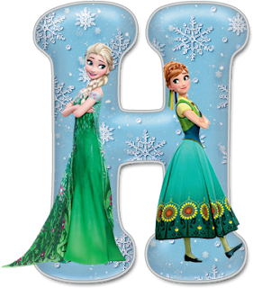 Alfabeto de Frozen Fever con Minúsculas. 