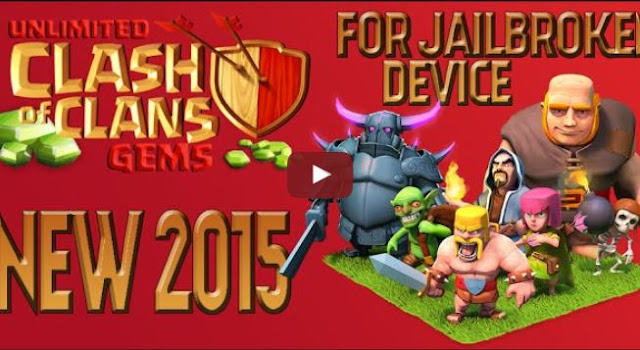 Video: Clash of Clans - !!NEW HACK!! (UNLIMITED GEMS) (2015) (FOR JAILBROKEN DEVICES)