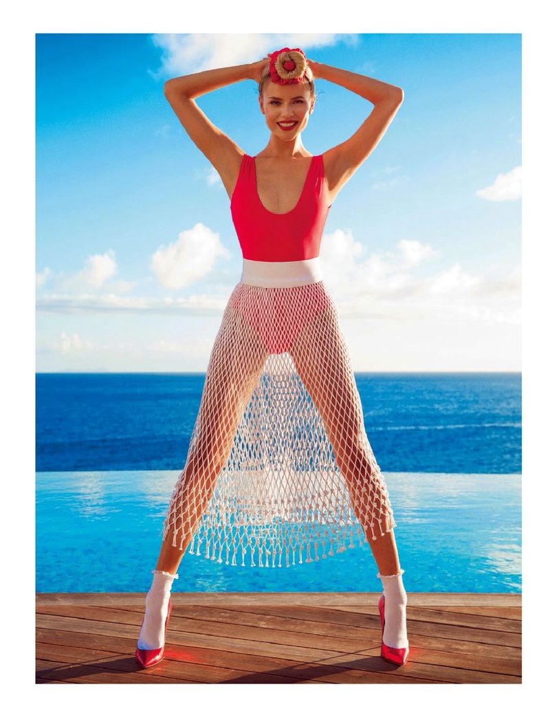 Natasha Poly, Anna Ewers For Vogue Magazine, France, June 2014