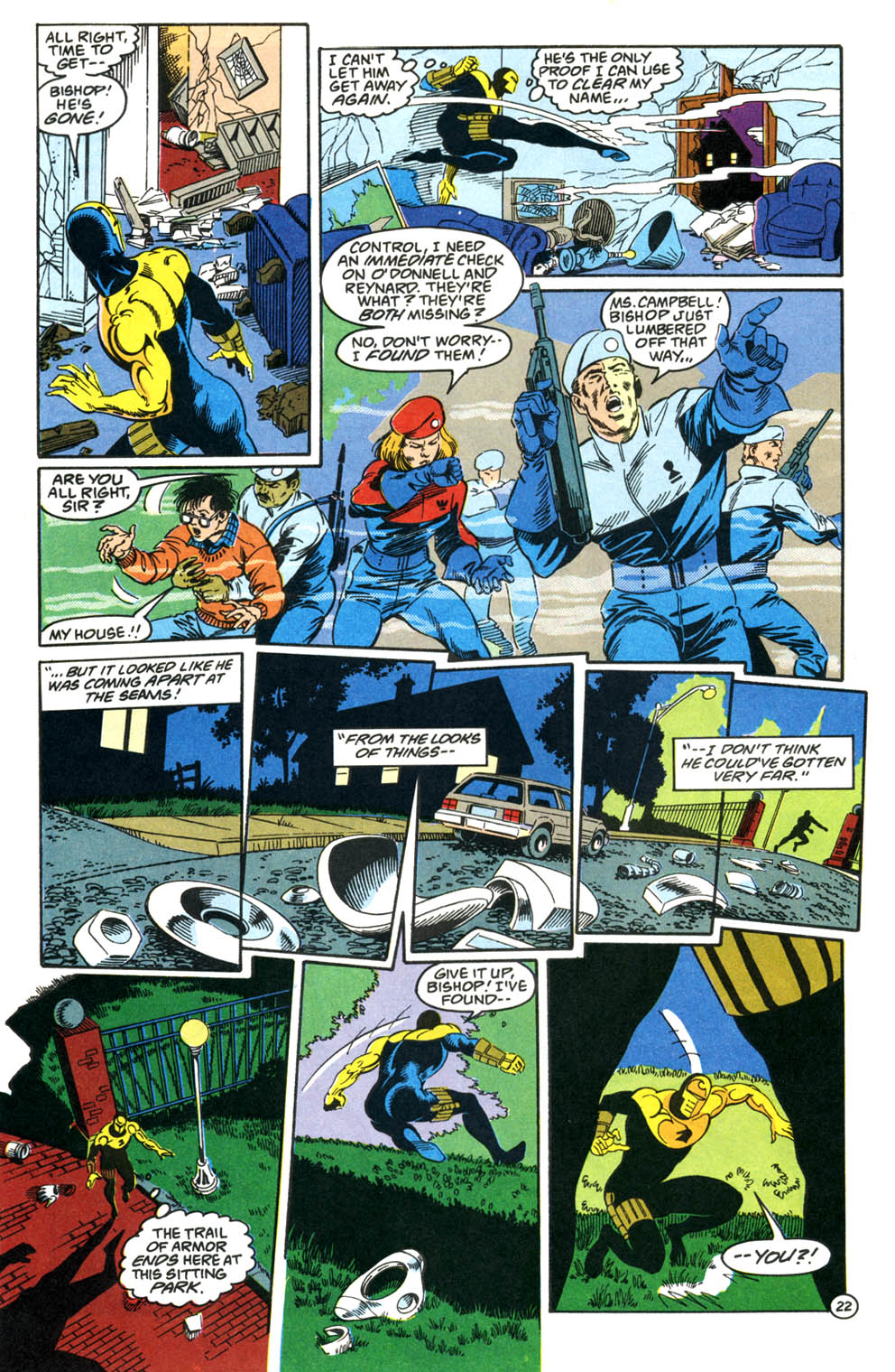Read online Checkmate (1988) comic -  Issue #25 - 22