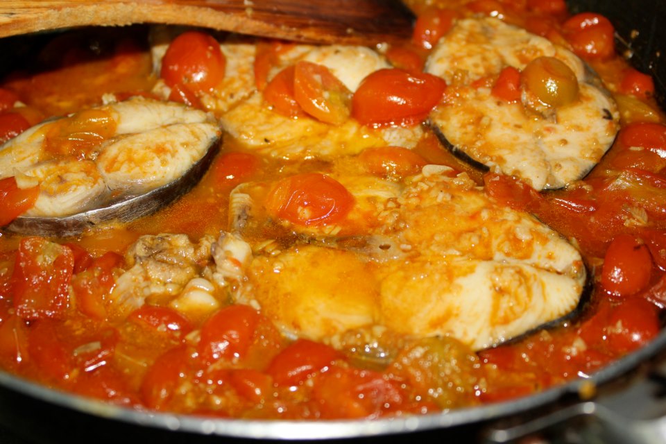 Christ portfolio Fish with tomato sauce