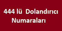 Dolandırıcıların 444 İle Başlayan Telefon Numaraları