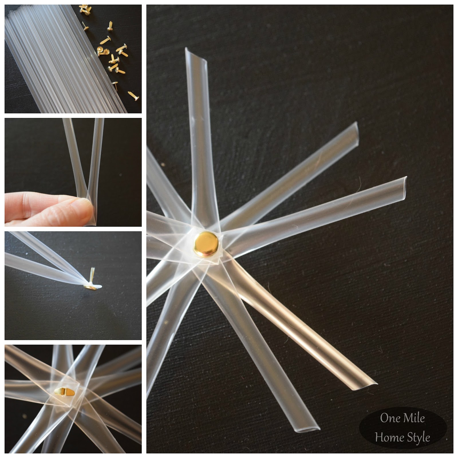 Metallic Snowflake Christmas Ornaments