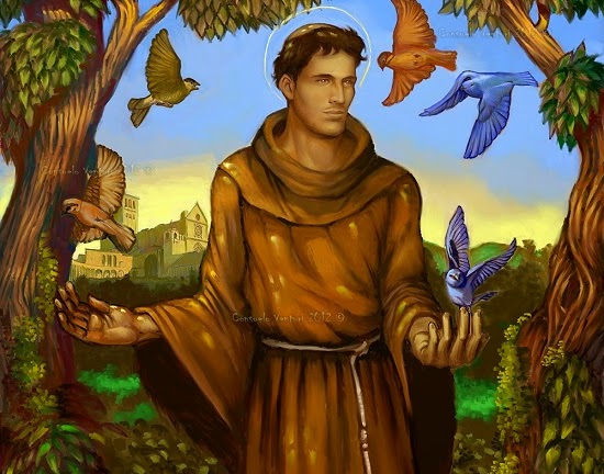 Oggi 4 ottobre si festeggia San Francesco d'Assisi. Egli nacque..