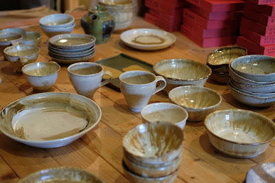 長野県生坂村の陶芸・器　白日窯　器、お皿、ケーキ皿