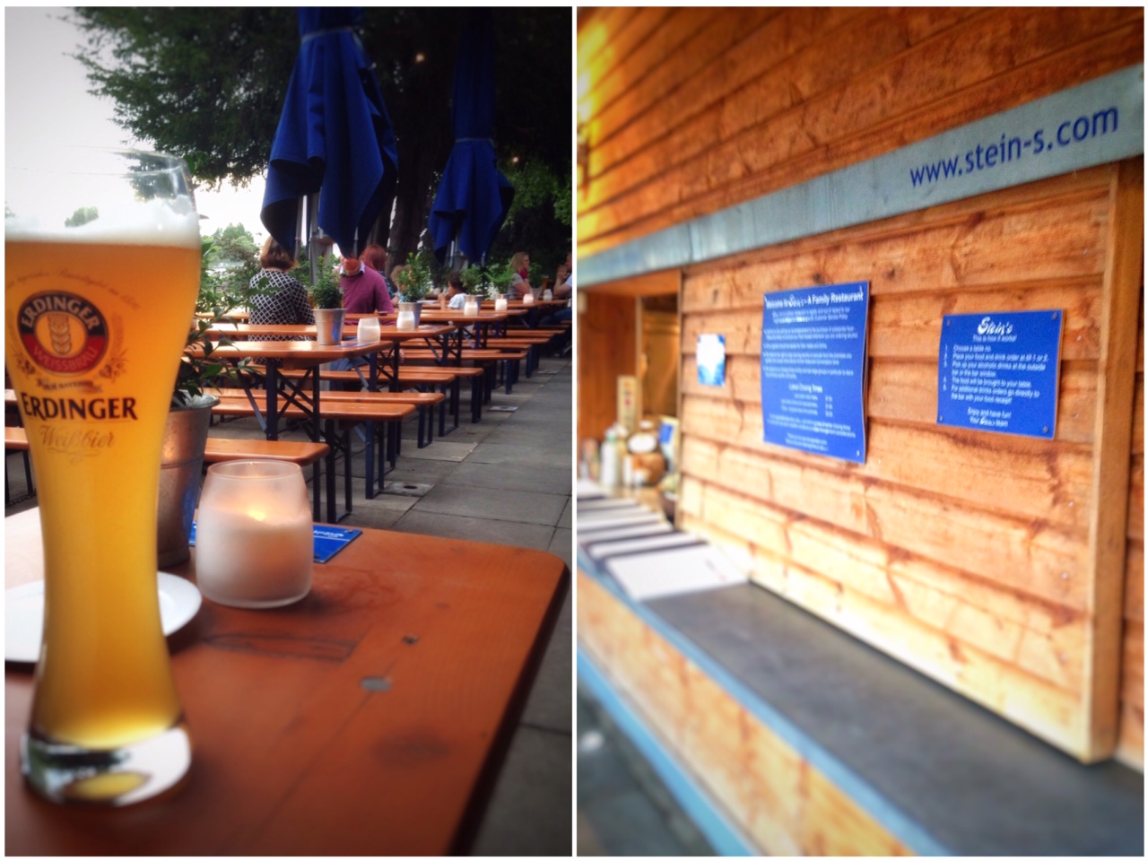 Steins Bavarian Beer Garden, Richmond Riverside, London