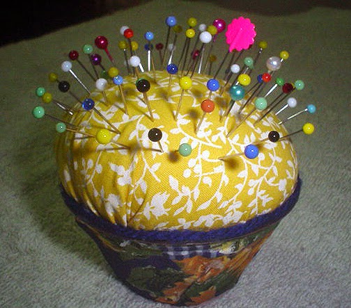 Alfineteiro Alfineteiro cup-cake com pap