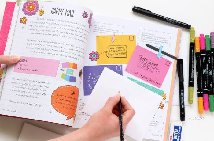 Happier Happy Mail: A Project from Dawn Nicole Warnaar's Words to Live By | pitterandglink.com