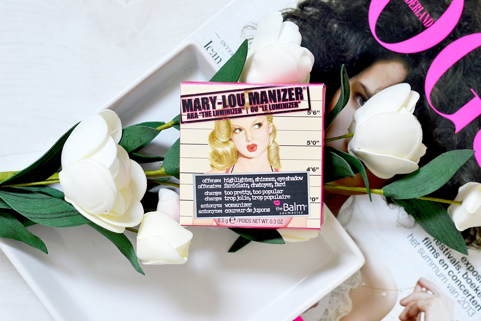 The balm, mary-lou, highlighter, luminzer, beauty & bobs, swatch, review